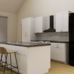 INTERIOR-KITCHEN ISLAND