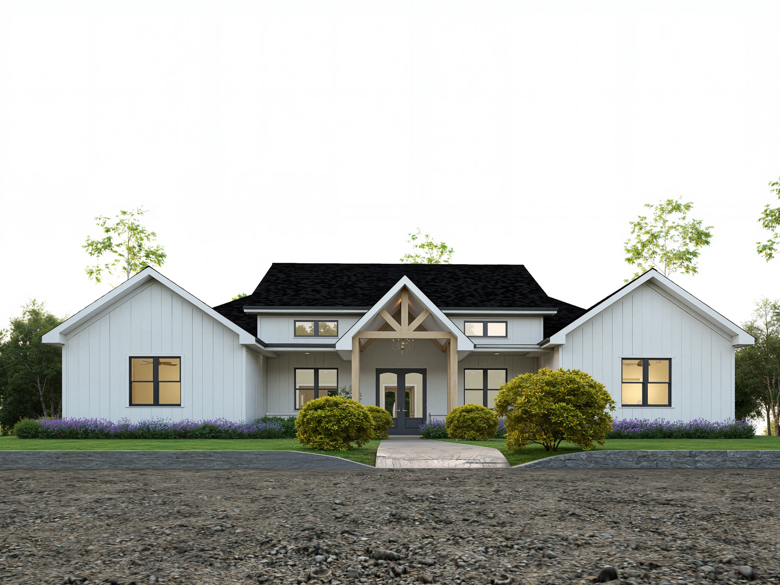 EXTERIOR - APPROACH VIEW II